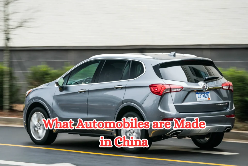 What Automobiles are Made in China